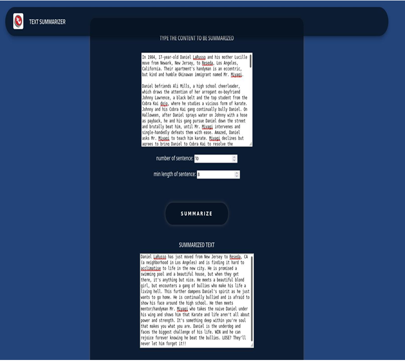 Text Summarizer Image